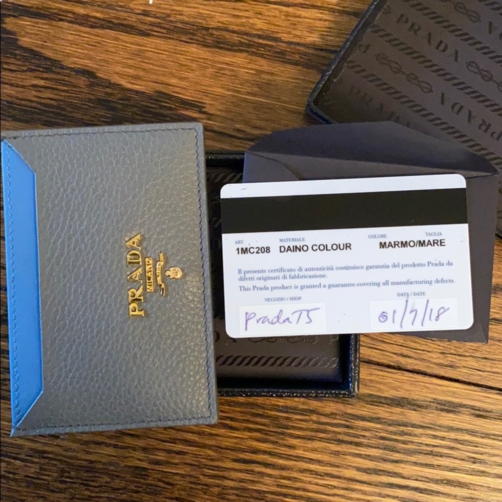 Prada Two Tone Wallet - Picture 3 of 5